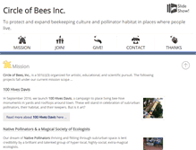 Tablet Screenshot of circleofbees.com